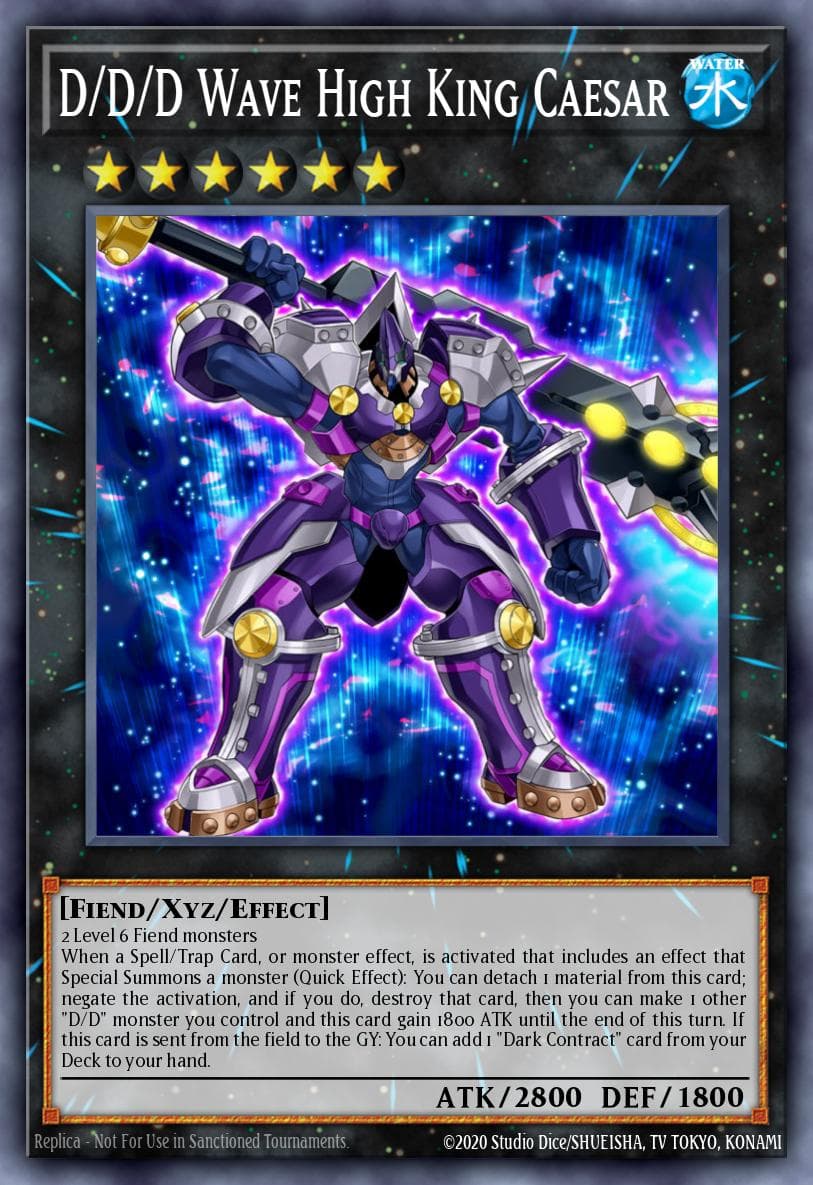 D/D/D Wave High King Caesar — Yu-Gi-Oh! Championship Series 2025 Prize Cards