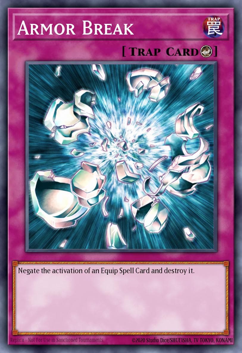 Armor Break — Dark Revelation Volume 2 Yu-Gi-Oh! card by KAZUKI TAKAHASHI