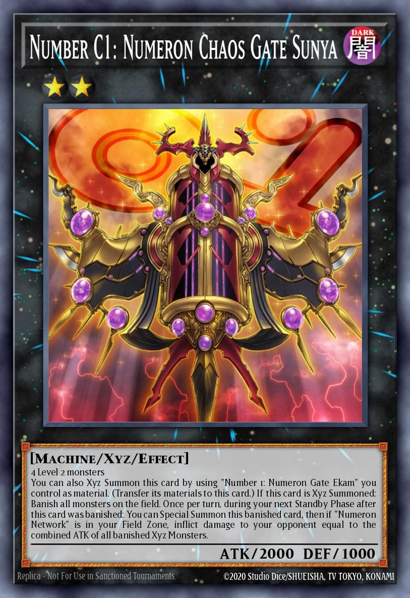 Number C1: Numeron Chaos Gate Sunya — Battles of Legend: Armageddon