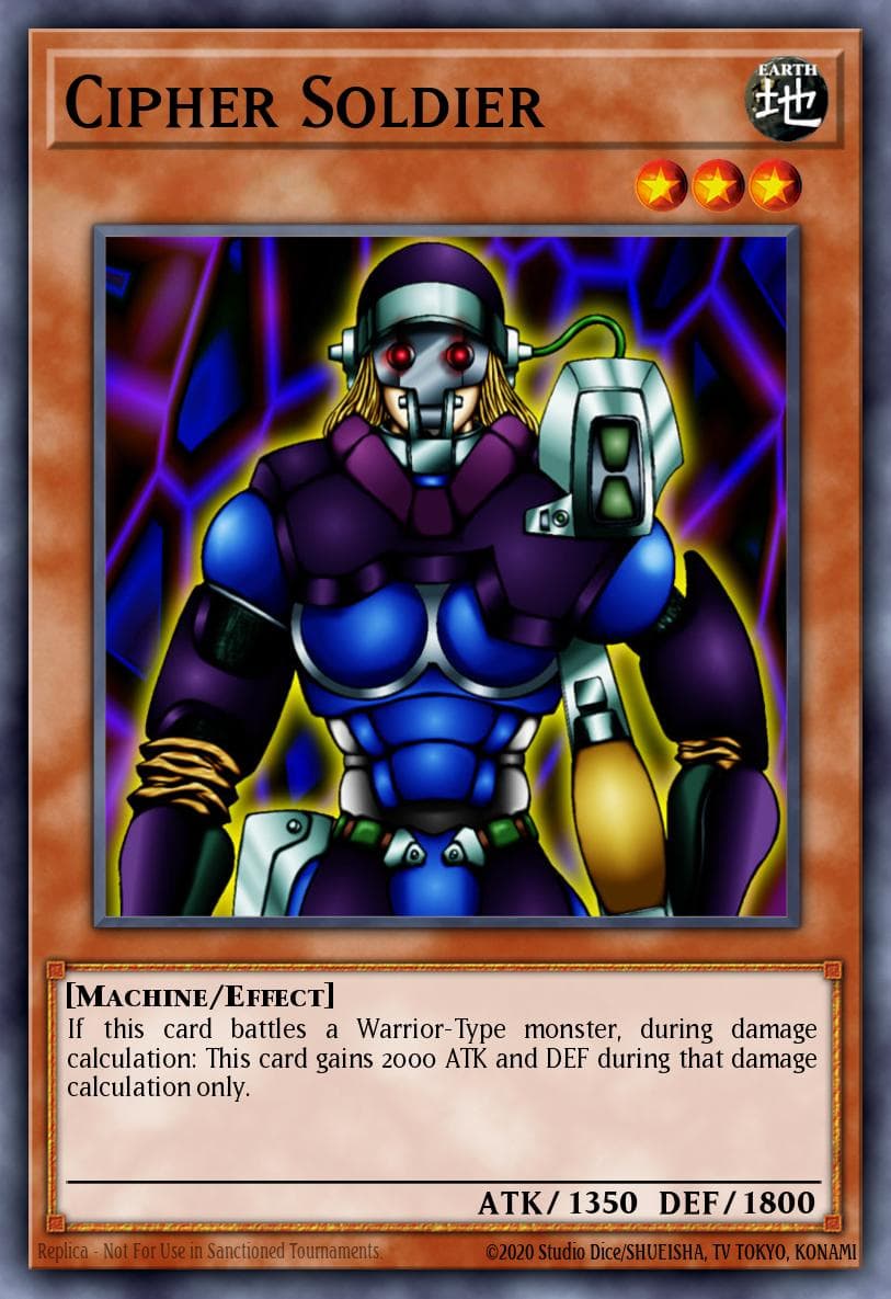 Cipher Soldier — OTS Tournament Pack 3 Yu-Gi-Oh! card by KAZUKI TAKAHASHI