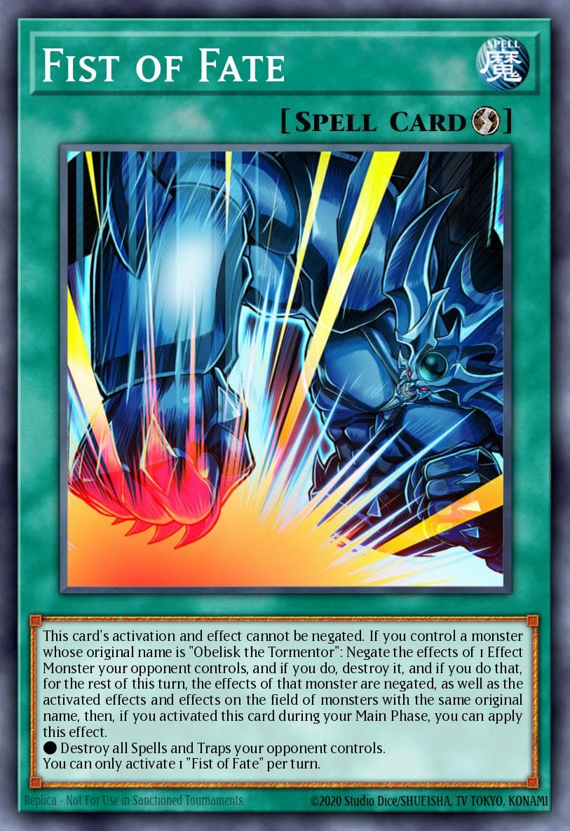 Fist of Fate — Yu-Gi-Oh! card