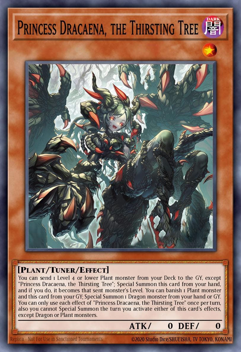 Draselea the Blood Tree Dragon Princess — ygo-unknown