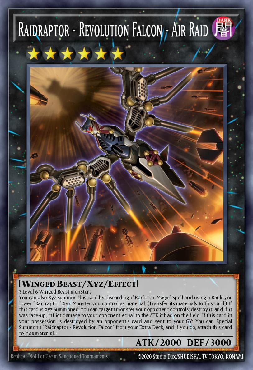 Raidraptor - Revolution Falcon - Air Raid — Rise of the Duelist
