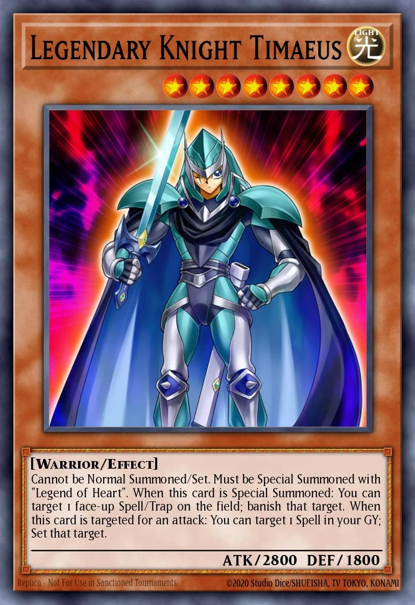 Legendary Knight Timaeus — Legendary Dragon Decks Yu-Gi-Oh! card by KAZUKI TAKAHASHI