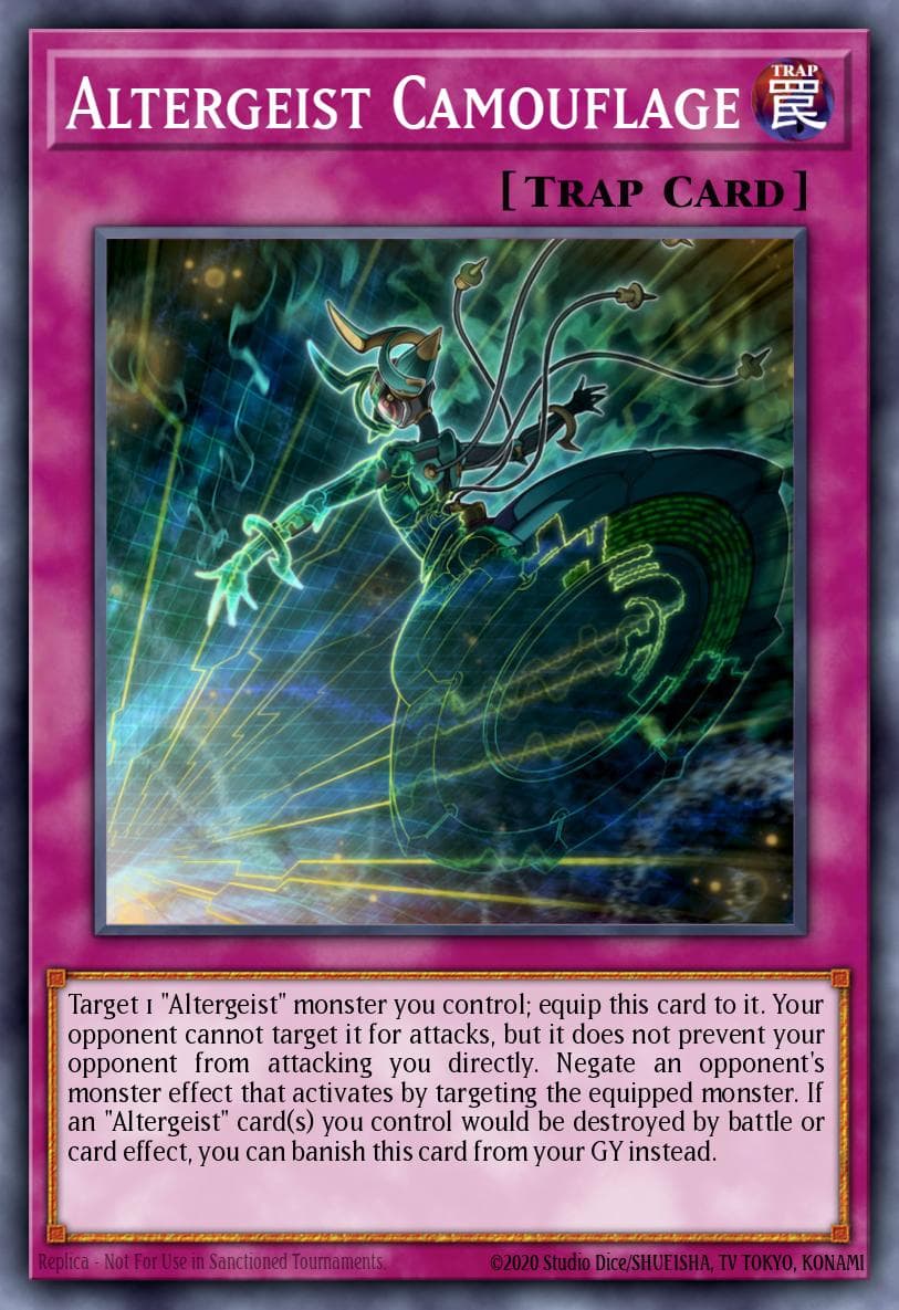 Altergeist Camouflage — Circuit Break Yu-Gi-Oh! card by KAZUKI TAKAHASHI