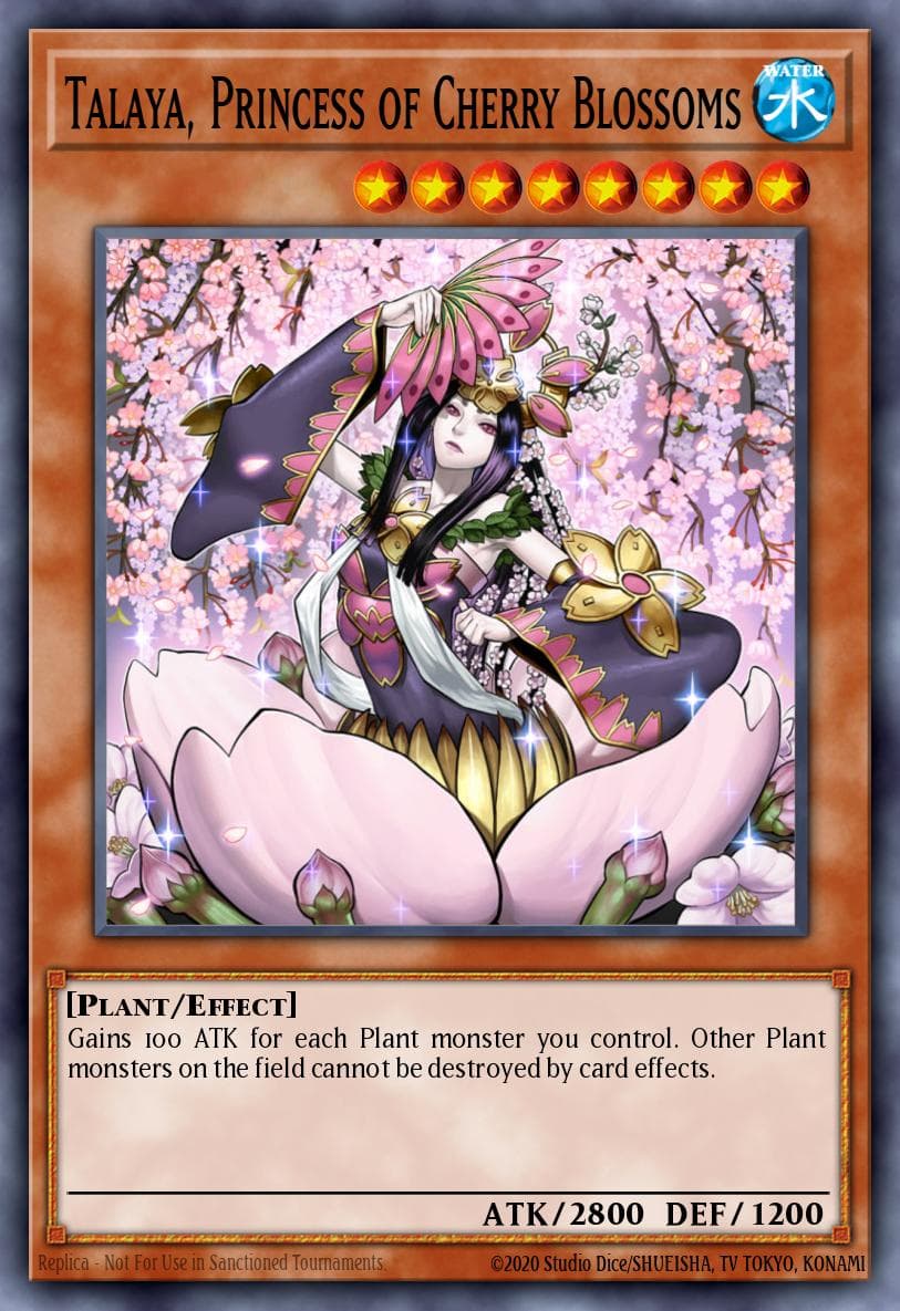 Talaya, Princess of Cherry Blossoms — Judgment of the Light Yu-Gi-Oh! card by KAZUKI TAKAHASHI