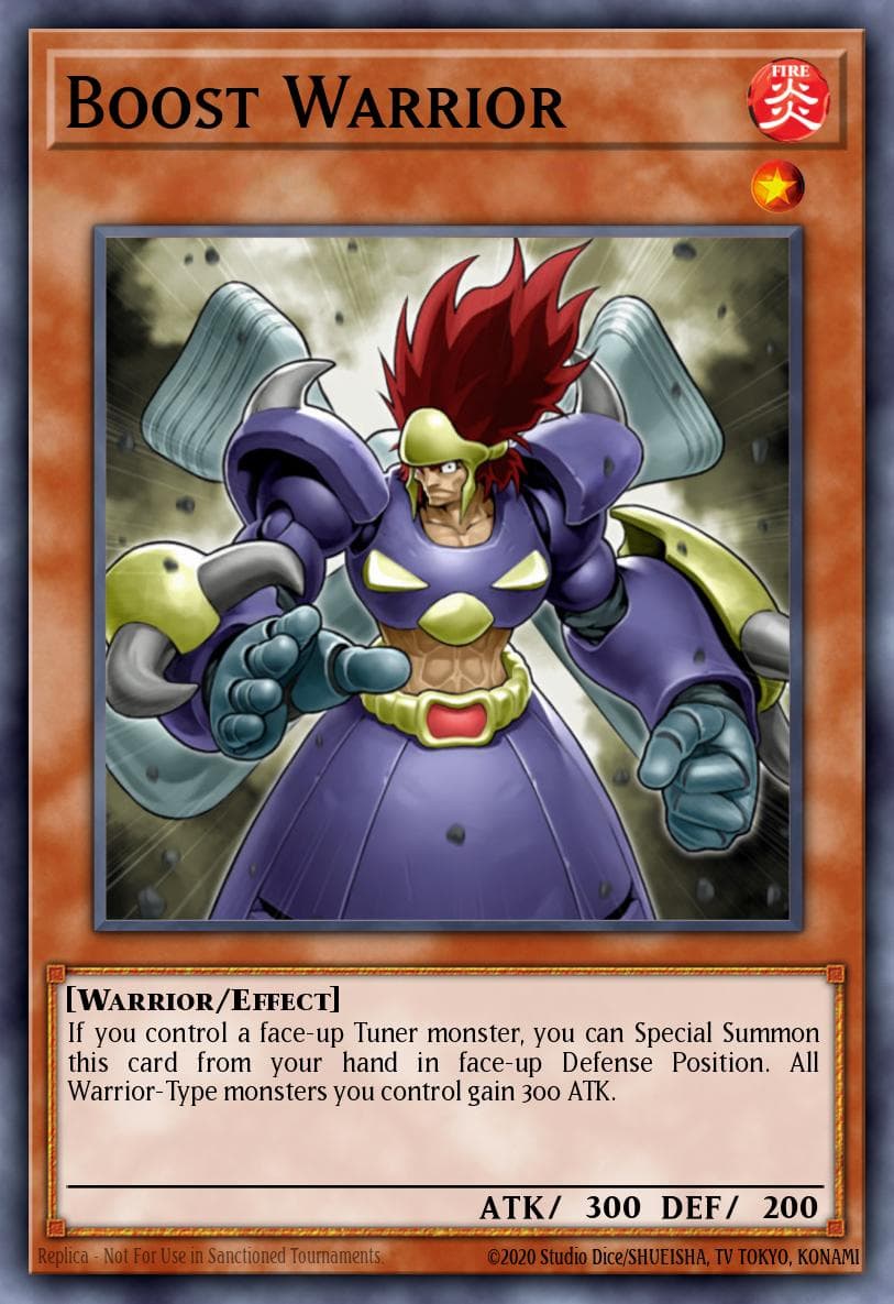 Boost Warrior — Yu-Gi-Oh! card