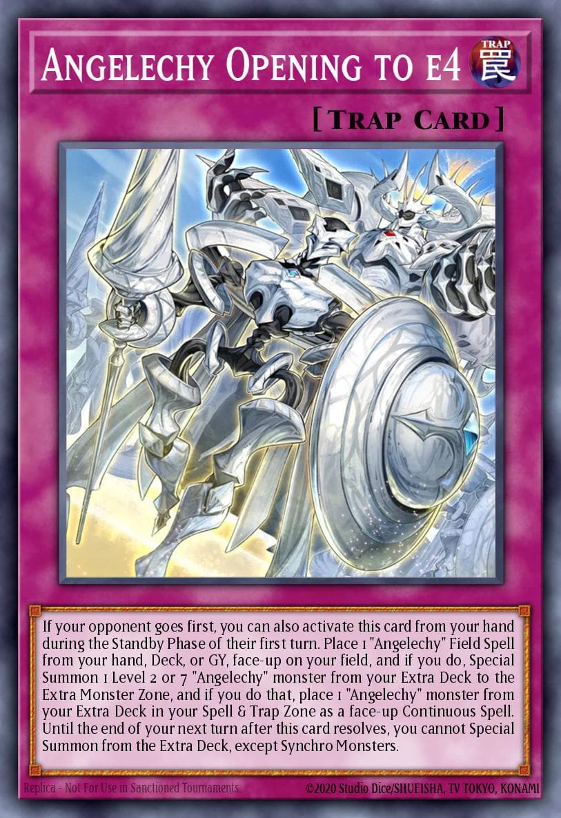 Angelechy Opening to e4 — Yu-Gi-Oh! card