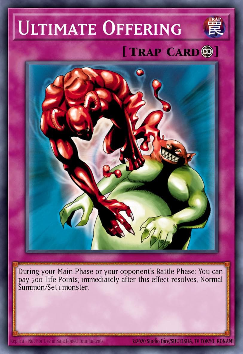 Ultimate Offering — Yu-Gi-Oh! card