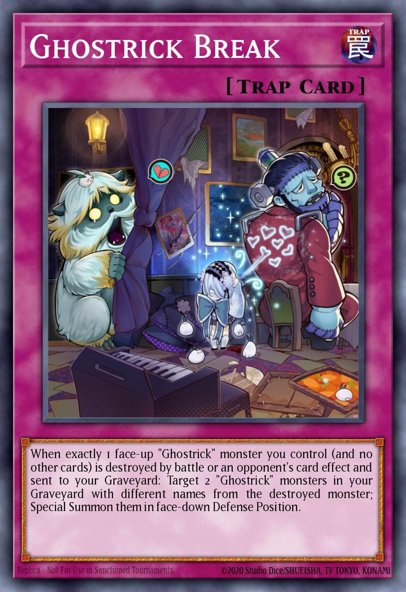 Ghostrick Break — World Superstars Yu-Gi-Oh! card by KAISU