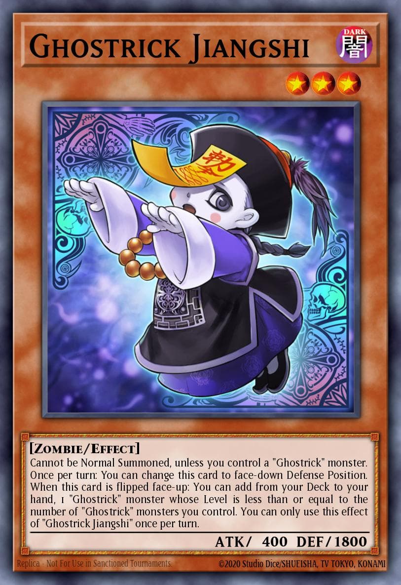 Ghostrick Jiangshi — Shadow Specters Yu-Gi-Oh! card by KAZUKI TAKAHASHI