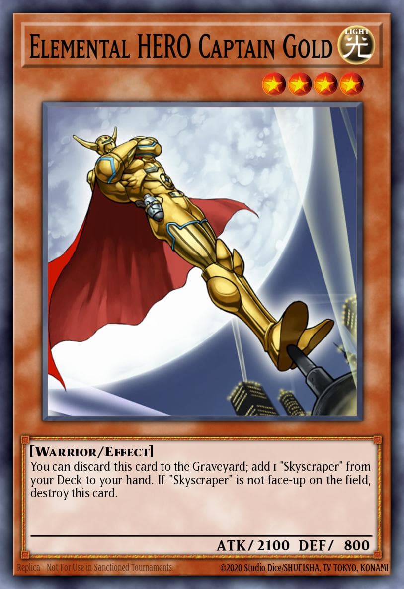 Elemental Hero Captain Gold — Yu-Gi-Oh! card