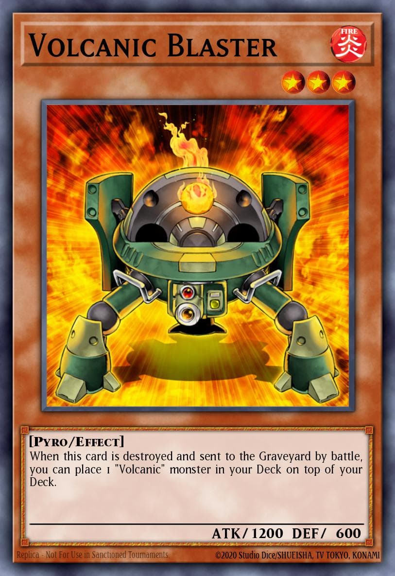 Volcanic Blaster — Force of the Breaker Yu-Gi-Oh! card by KAZUKI TAKAHASHI