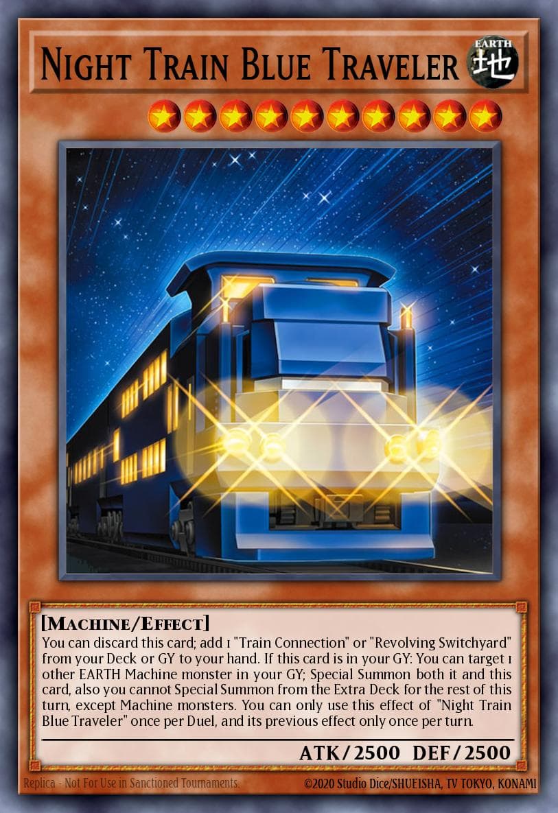Noctilucent Train Bleu Traveler — ygo-unknown