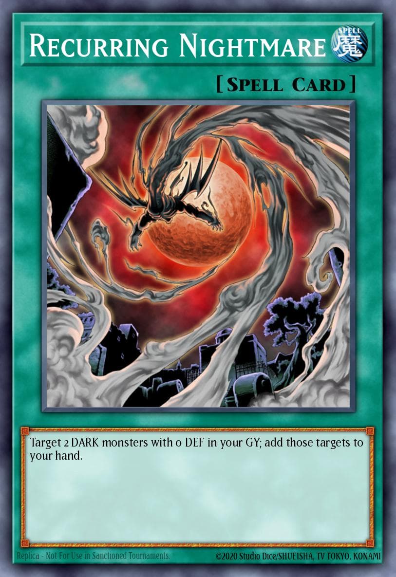 Recurring Nightmare — OTS Tournament Pack 6 Yu-Gi-Oh! card by KAZUKI TAKAHASHI