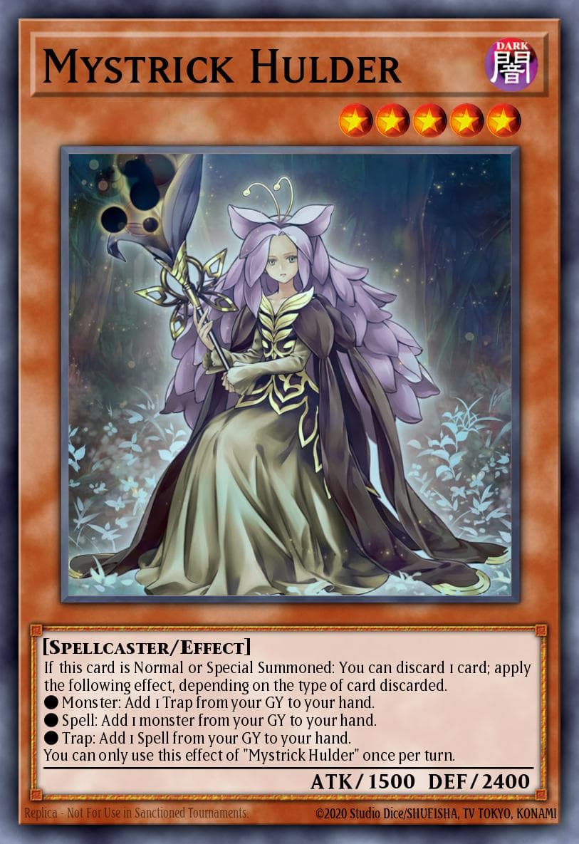 Mystrick Hulder — Soul Fusion Yu-Gi-Oh! card by KAZUKI TAKAHASHI