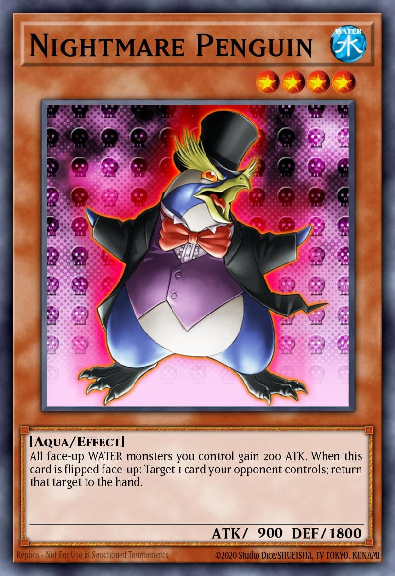 Nightmare Penguin — Gold Series 2008 Yu-Gi-Oh! card by K. Kikutani