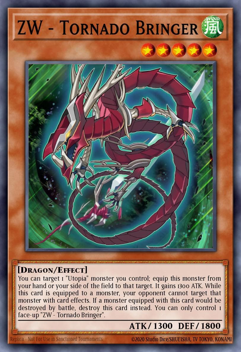 ZW - Tornado Bringer — King's Court Yu-Gi-Oh! card by Studio Dice/SHUEISHA, TV TOKYO, KONAMI