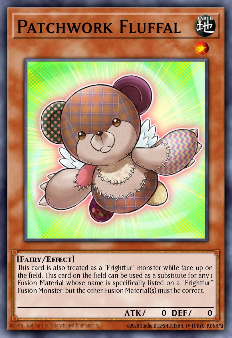 Patchwork Fluffal — Soul Fusion Yu-Gi-Oh! card by KAZUKI TAKAHASHI