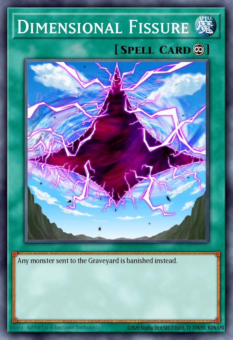 Dimensional Fissure — Yu-Gi-Oh! card