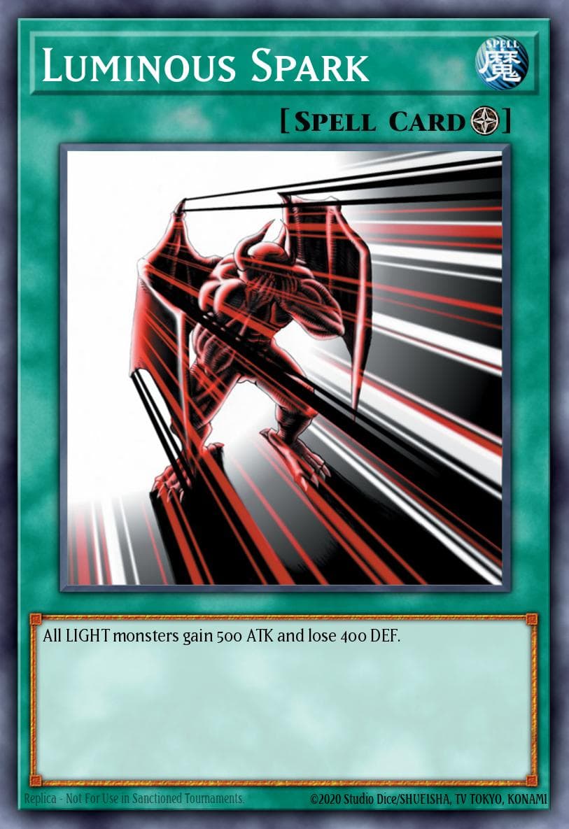 Luminous Spark — Magic Ruler Yu-Gi-Oh! card by KAZUKI TAKAHASHI