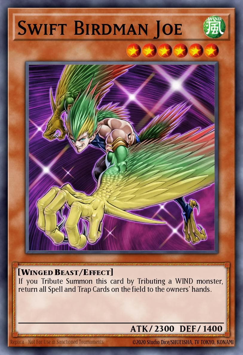 Swift Birdman Joe — Yu-Gi-Oh! card