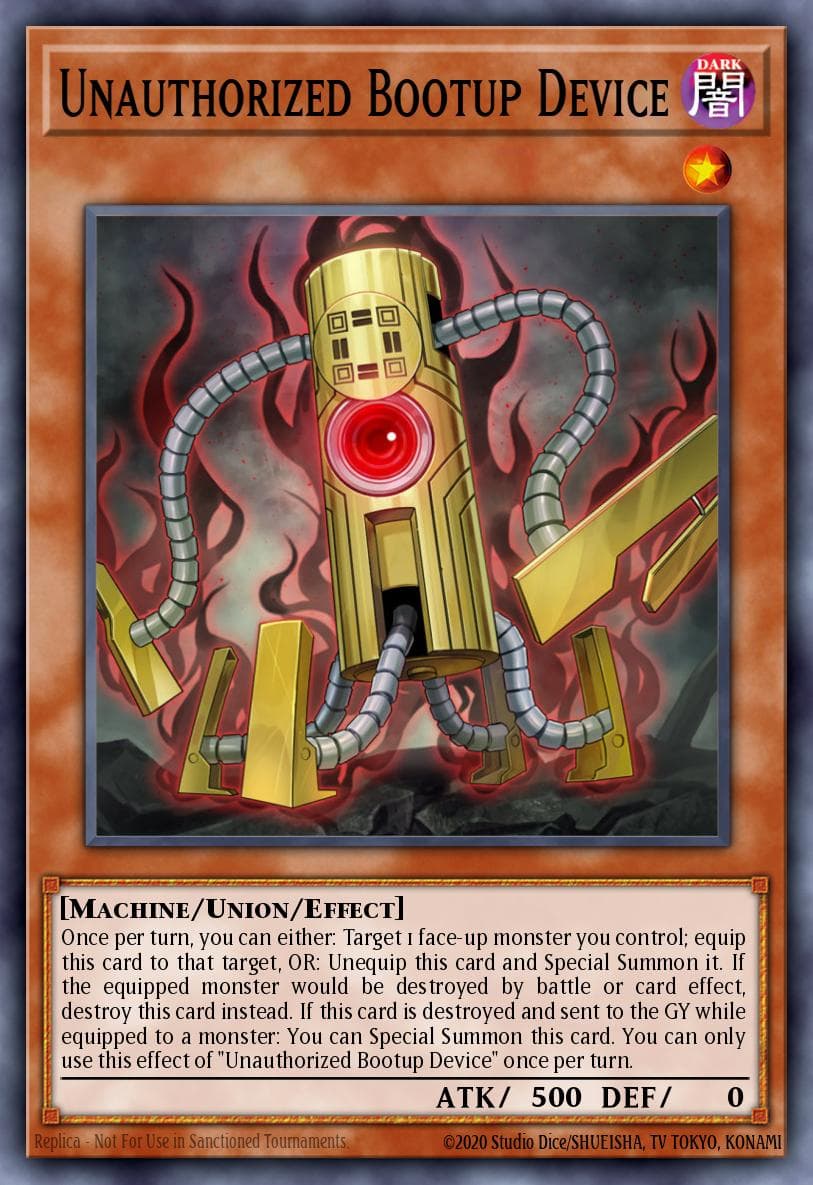 Unauthorized Bootup Device — Rise of the Duelist