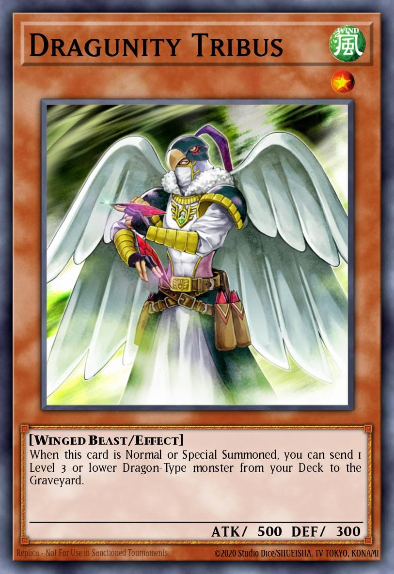 Dragunity Tribus — Duel Terminal 3 Yu-Gi-Oh! card by KAZUKI TAKAHASHI