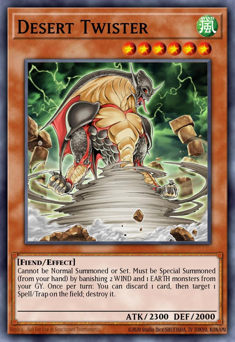 Desert Twister — Speed Duel: Arena of Lost Souls Yu-Gi-Oh! card by KAZUKI TAKAHASHI