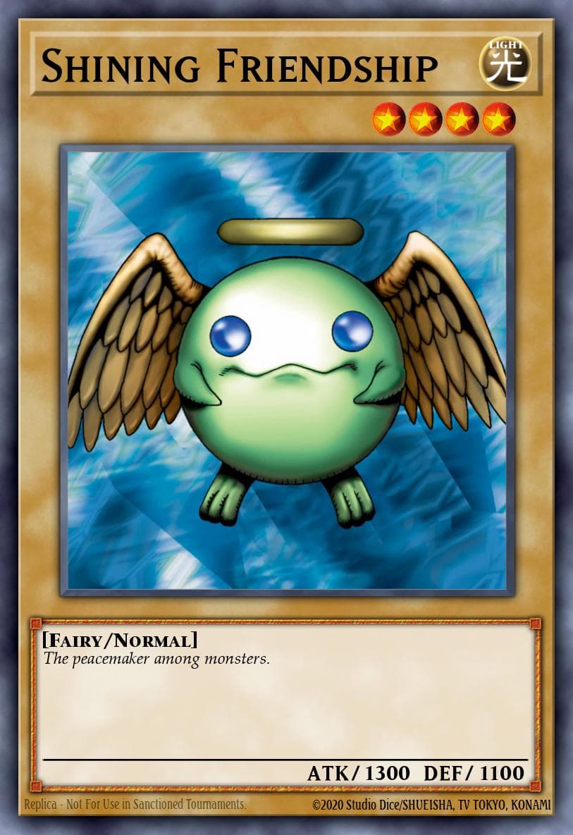 Shining Friendship — Tournament Pack 1 Yu-Gi-Oh! card by KAZUKI TAKAHASHI