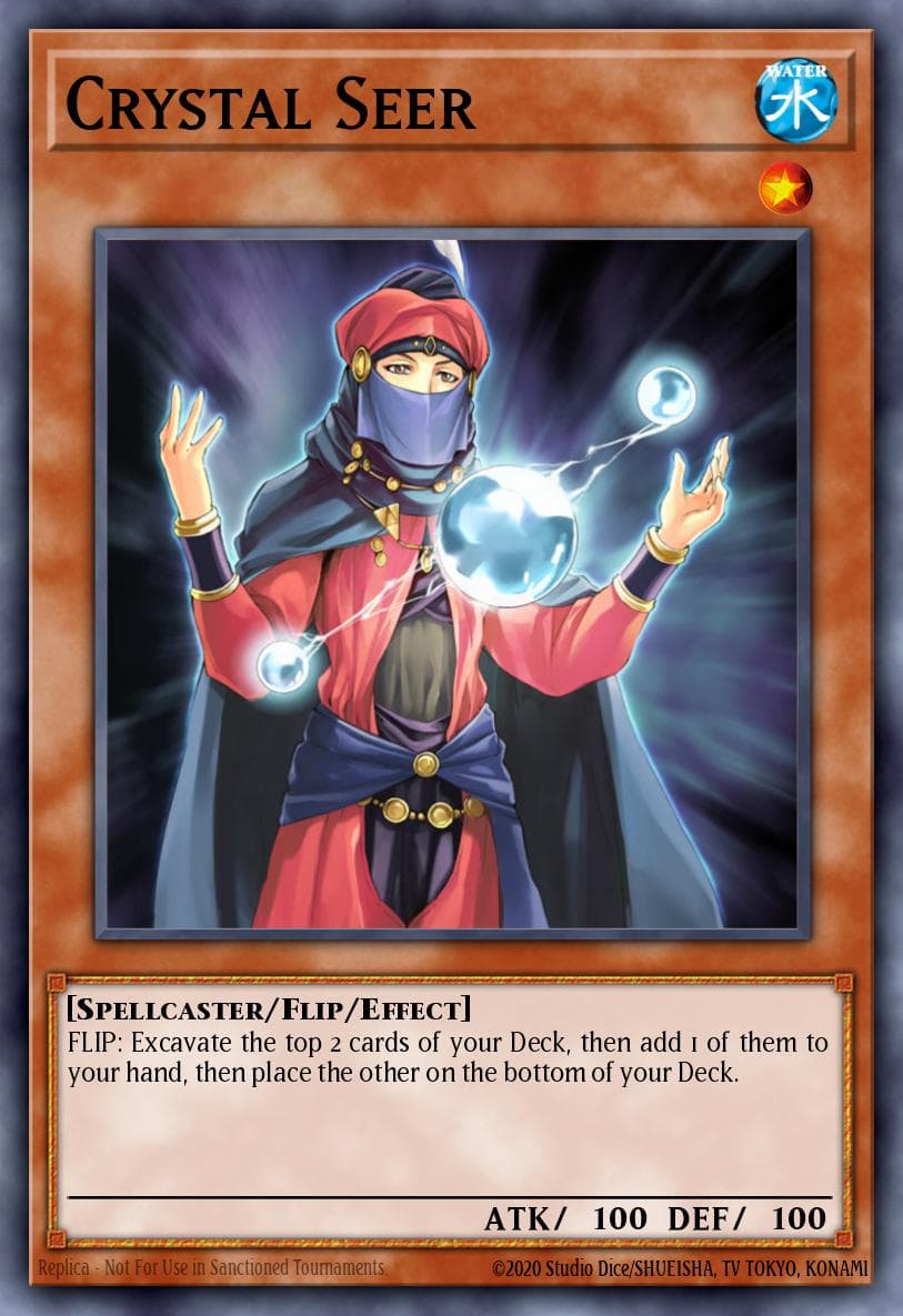 Crystal Seer — Speed Duel: Scars of Battle Yu-Gi-Oh! card by KAZUKI TAKAHASHI