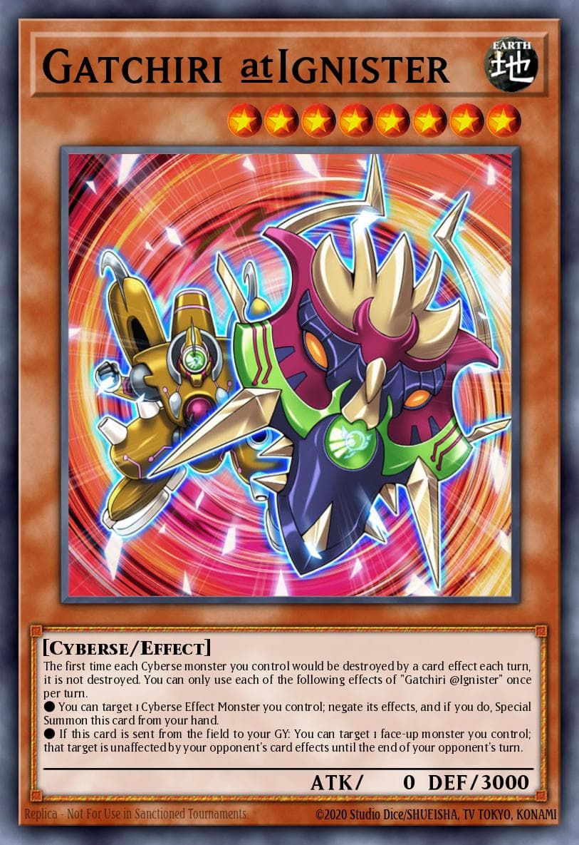 Gatchiri @Ignister — Eternity Code Yu-Gi-Oh! card by Studio Dice/SHUEISHA, TV TOKYO, KONAMI