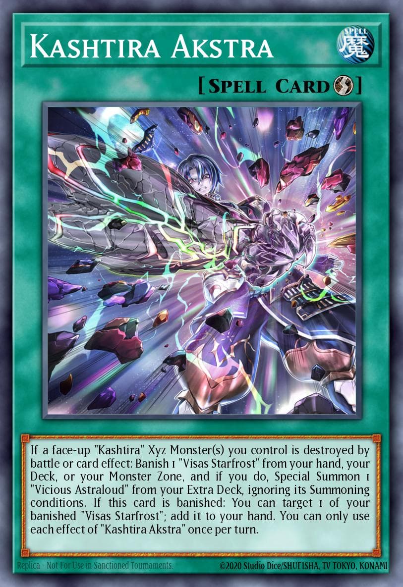 Kashtira Akstra — Cyberstorm Access Yu-Gi-Oh! card by AG