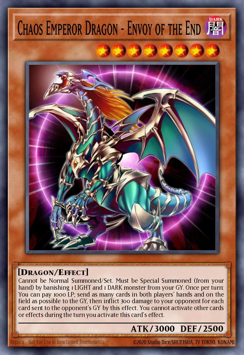 Chaos Emperor Dragon - Envoy of the End — Yu-Gi-Oh! card