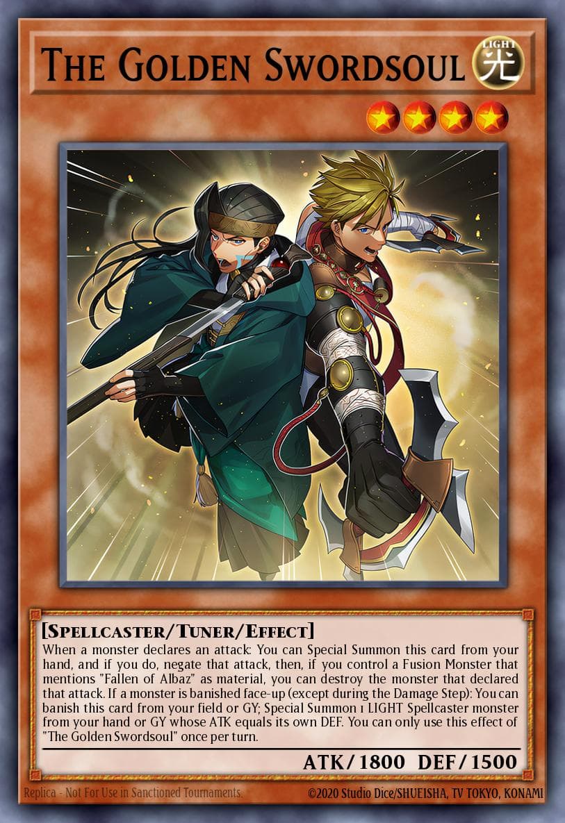 The Golden Swordsoul — Yu-Gi-Oh! card