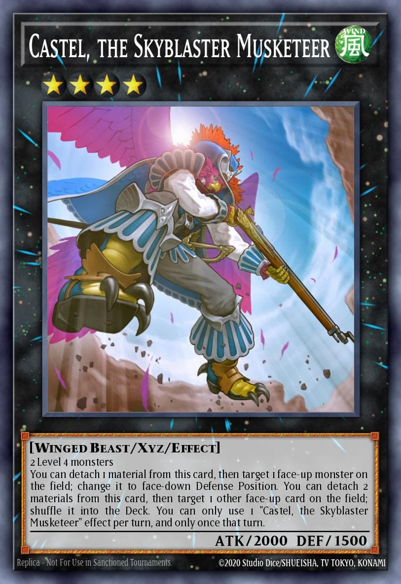 Castel, the Skyblaster Musketeer — Yu-Gi-Oh! card