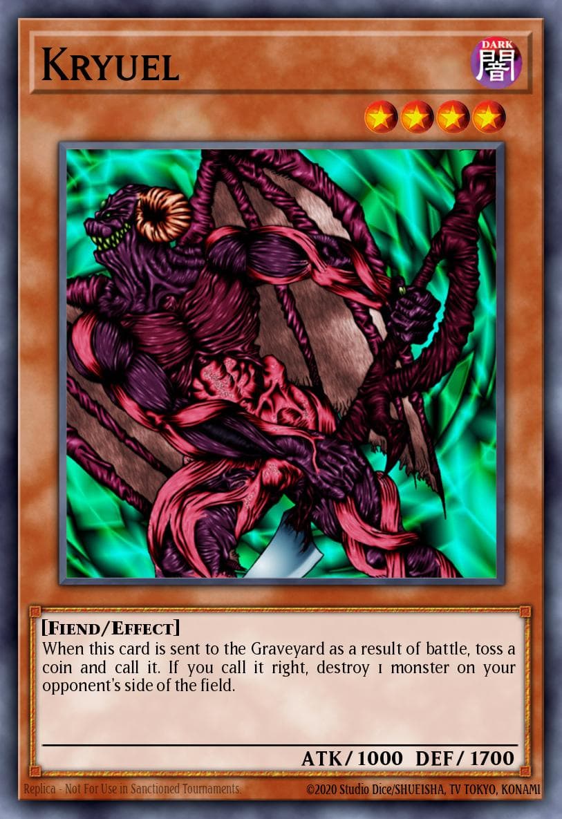 Kryuel — Dark Beginning 2 Yu-Gi-Oh! card by KAZUKI TAKAHASHI