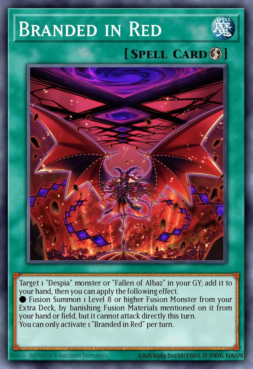 Branded in Red — OTS Tournament Pack 22 Yu-Gi-Oh! card by Shueisha, TV Tokyo, Konami