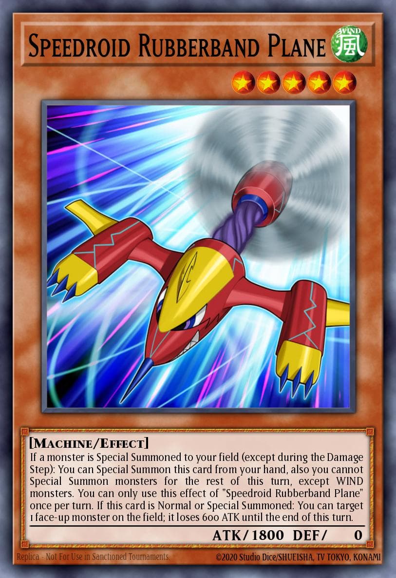 Speedroid Rubberband Plane — Maximum Crisis