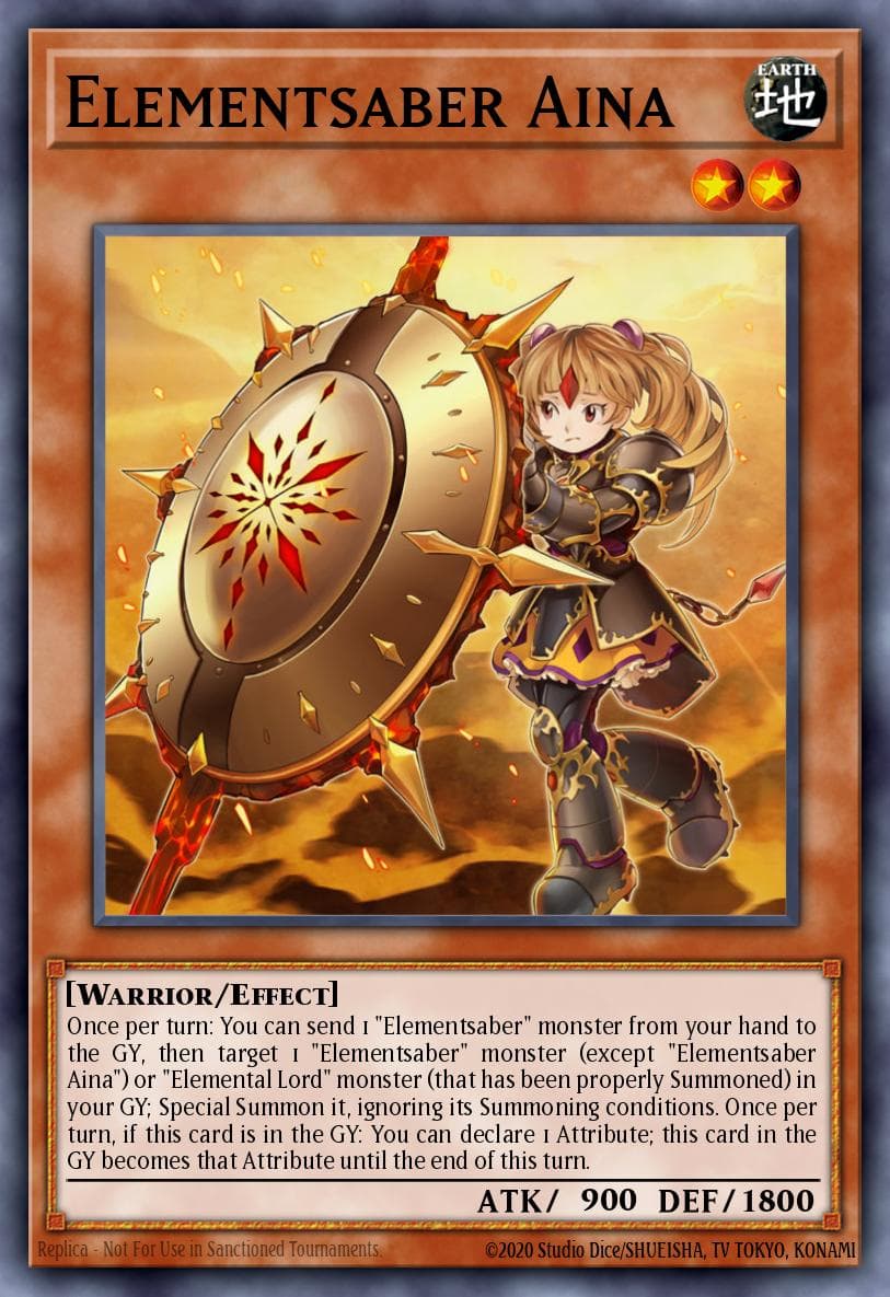 Elementsaber Aina — Flames of Destruction