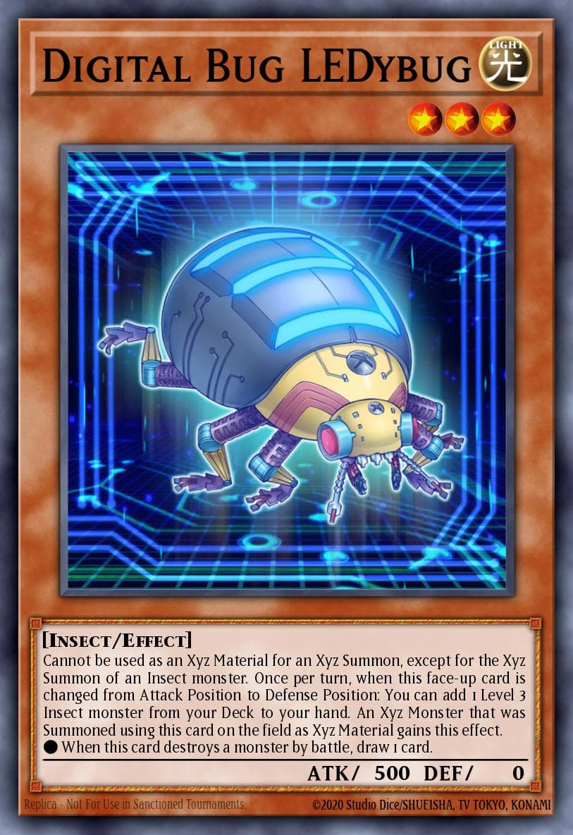 Digital Bug LEDybug — Maximum Crisis Yu-Gi-Oh! card by KAZUKI TAKAHASHI