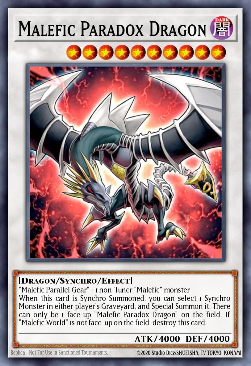 Malefic Paradox Dragon — Yu-Gi-Oh! 3D Bonds Beyond Time Movie Pack