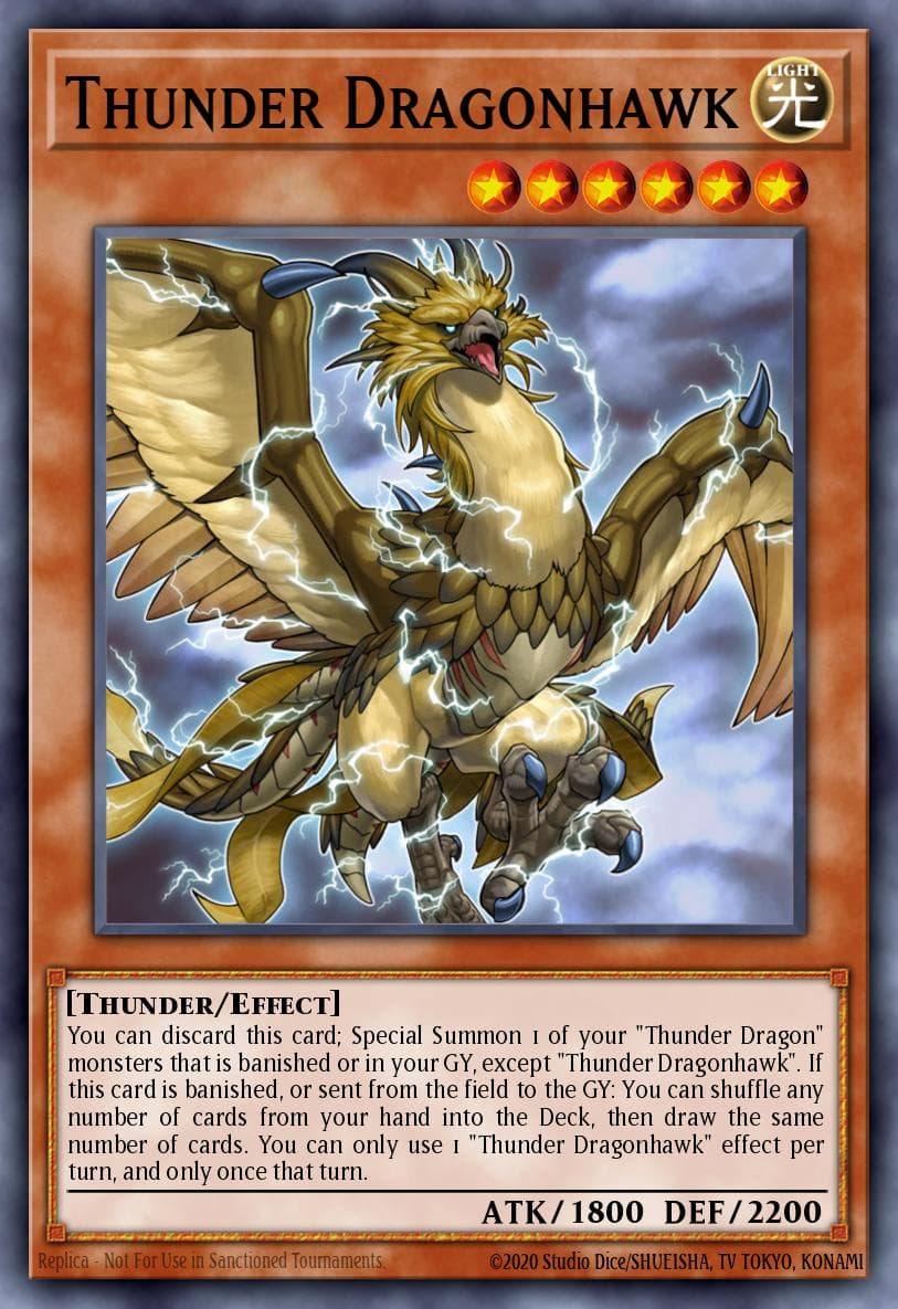 Thunder Dragonhawk — Yu-Gi-Oh! card