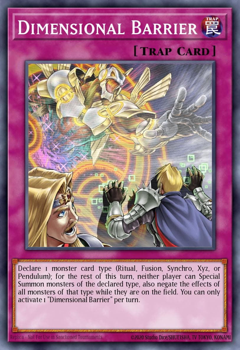 Dimensional Barrier — Structure Deck: Cyberse Link Yu-Gi-Oh! card by KAZUKI TAKAHASHI