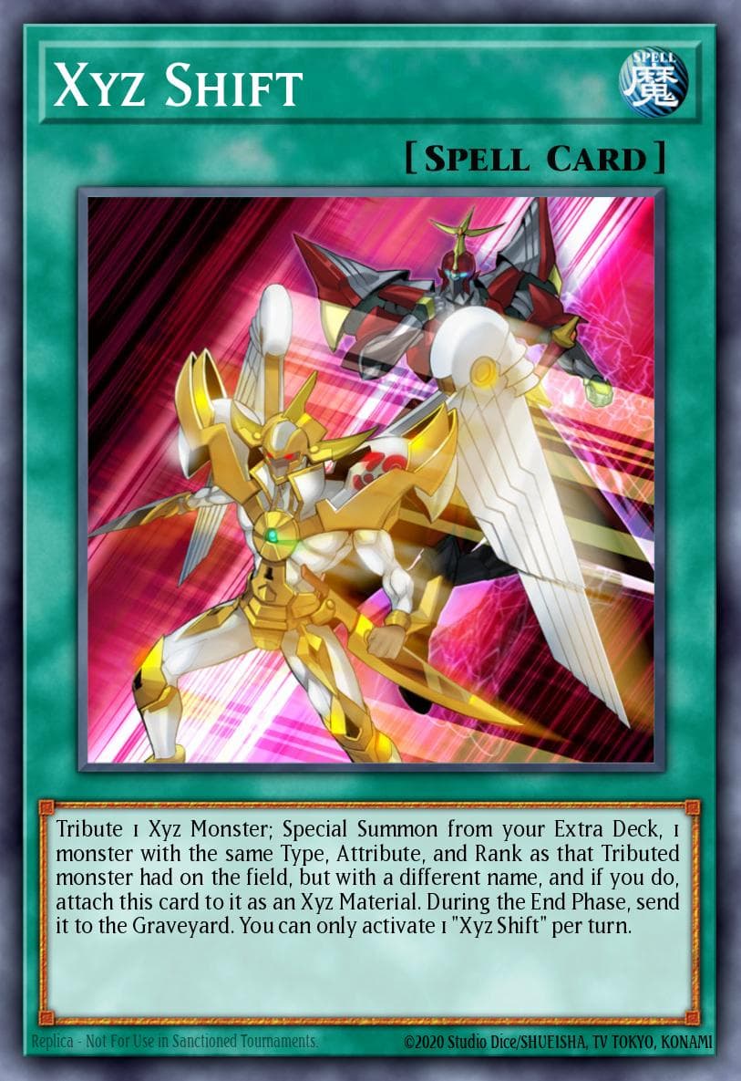 Xyz Shift — Legacy of the Valiant Yu-Gi-Oh! card by KAIZAKI