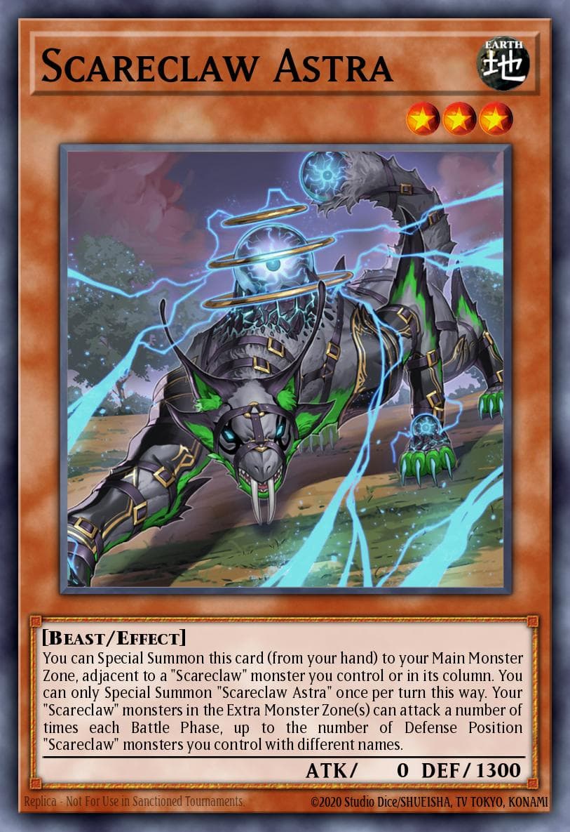 Scareclaw Astra — 25th Anniversary Tin: Dueling Heroes Mega Pack