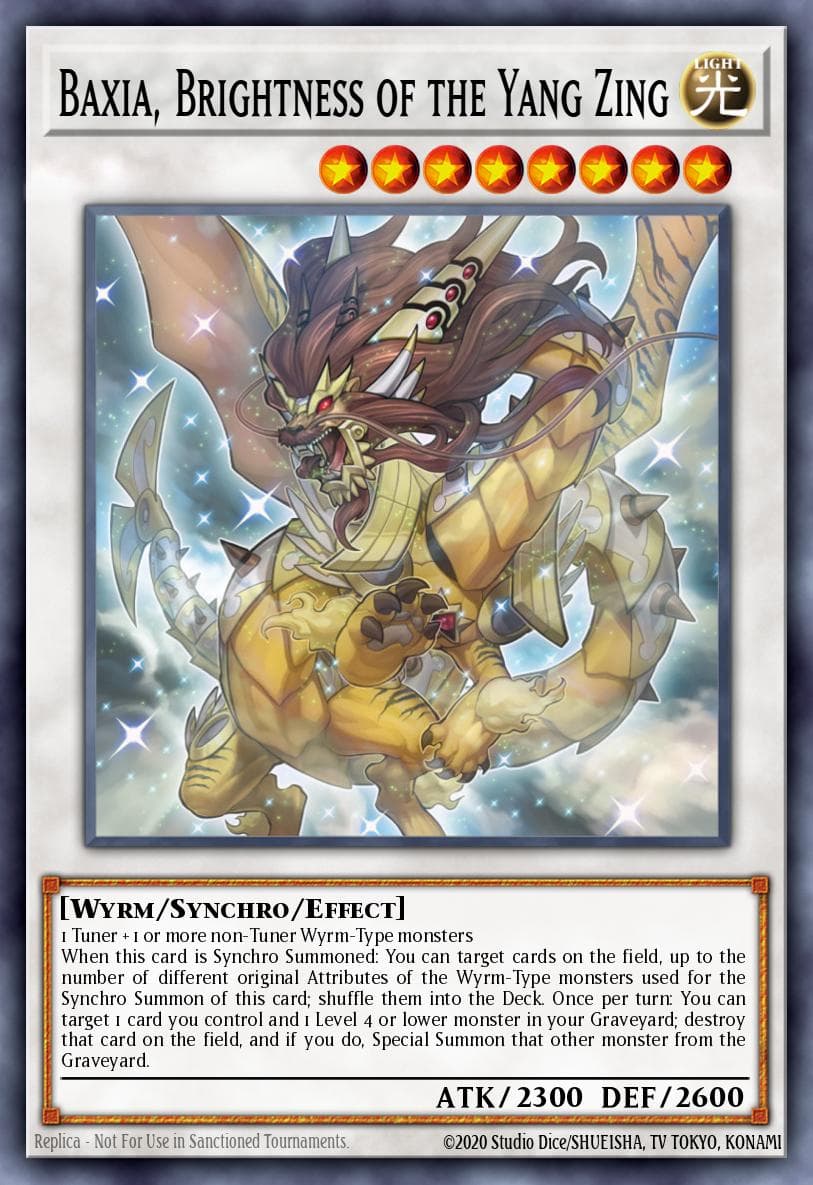 Baxia, Brightness of the Yang Zing — Duelist Alliance Yu-Gi-Oh! card by KAZUKI TAKAHASHI