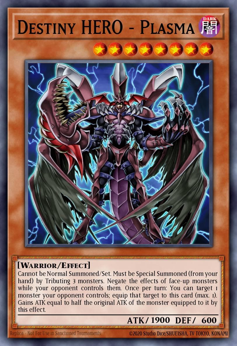 Destiny HERO - Plasma — 2007 Collectors Tin Yu-Gi-Oh! card by KAZUKI TAKAHASHI