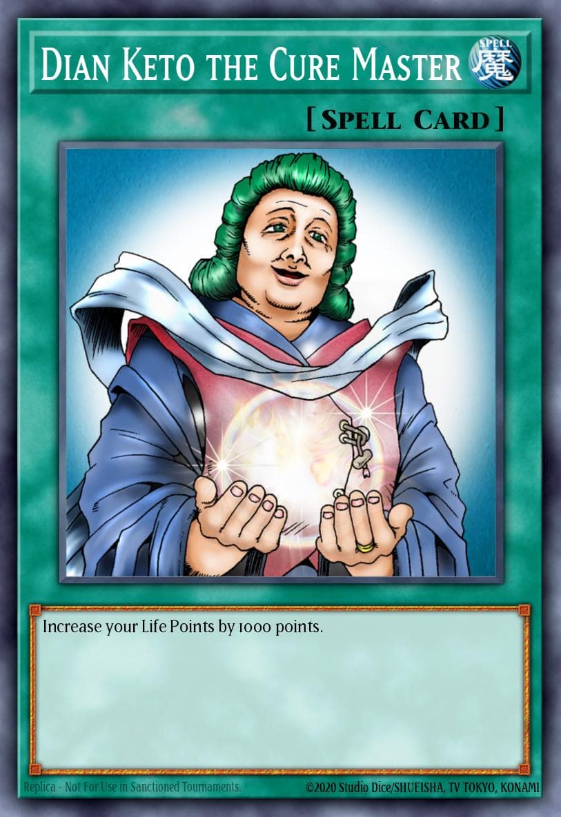 Dian Keto the Cure Master — Starter Deck: Pegasus Yu-Gi-Oh! card by AKIRA