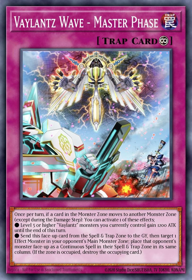 Vaylantz Wave - Master Phase — Duelist Nexus